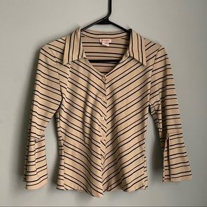 Vintage Frenzee stripped shirt Size Medium Y2K